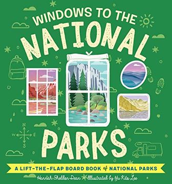 portada Windows to the National Parks of North America: A Lift-The-Flap Board Book of the National Parks (Windows to the World) (en Inglés)