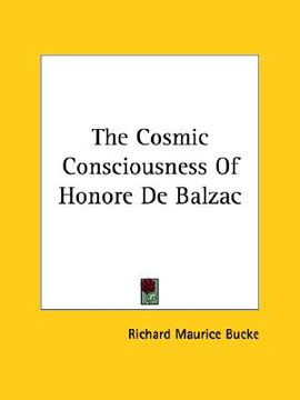 portada the cosmic consciousness of honori de balzac (en Inglés)
