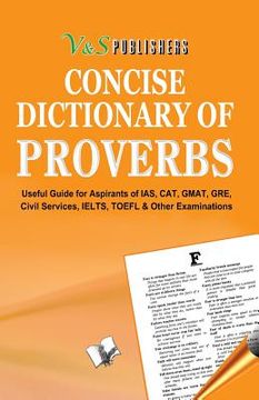 portada Concise Dictionary of Proverbs (en Inglés)