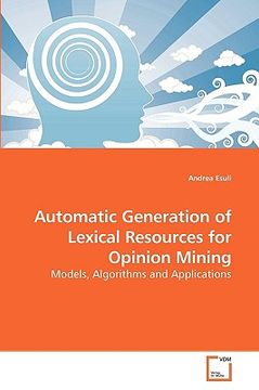 portada automatic generation of lexical resources for opinion mining (in English)