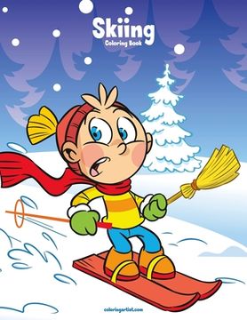 portada Skiing Coloring Book 1 (en Inglés)