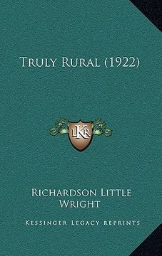 portada truly rural (1922) (en Inglés)