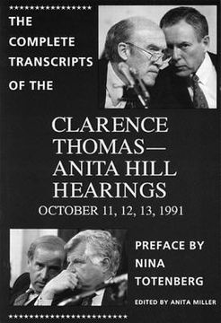 portada complete transcripts clarence thomas ani (en Inglés)