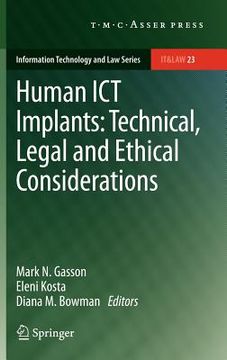 portada human ict implants: technical, legal and ethical considerations