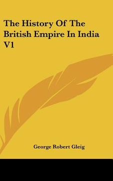 portada the history of the british empire in india v1 (in English)