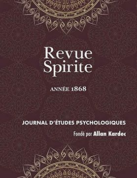 portada Revue Spirite (Année 1868) (en Francés)