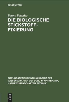 portada Die Biologische Stickstoff-Fixierung (in German)