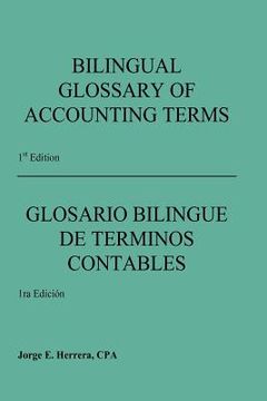 portada bilingual glossary of accounting terms (en Inglés)