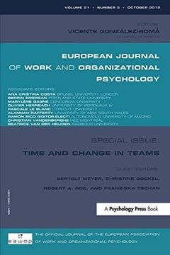 portada Time and Change in Teams (in English)