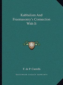 portada kabbalism and freemasonry's connection with it (en Inglés)
