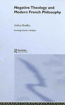 portada negative theology and modern french philosophy (en Inglés)