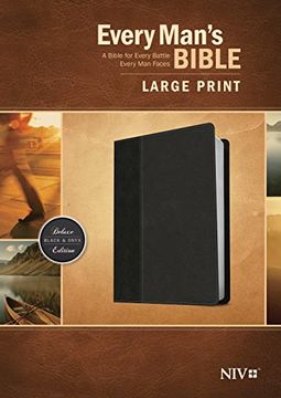 portada Every Man's Bible NIV, Large Print, TuTone (en Inglés)