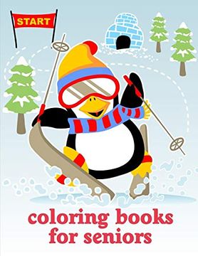 portada Coloring Books for Seniors: Christmas Book ,Easy and Funny Animal Images (Animals art Drawing) (en Inglés)