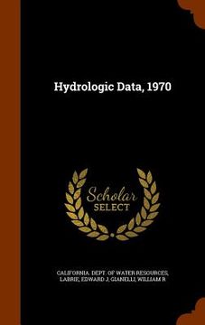 portada Hydrologic Data, 1970 (en Inglés)