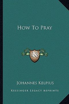 portada how to pray (en Inglés)