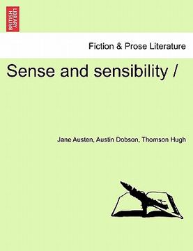 portada sense and sensibility / (in English)