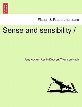 portada sense and sensibility / (en Inglés)