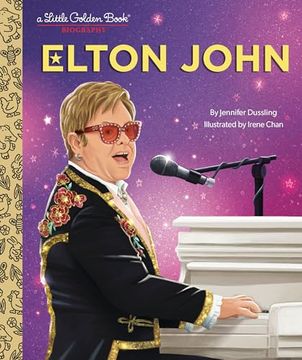 portada Elton John: A Little Golden Book Biography (en Inglés)