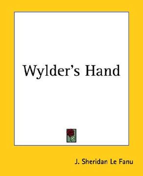 portada wylder's hand (en Inglés)