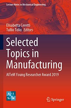 portada Selected Topics in Manufacturing: Aitem Young Researcher Award 2019 (en Inglés)