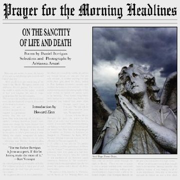 portada prayer for the morning headlines: on the sanctity of life and death (en Inglés)