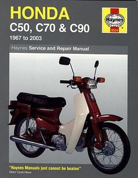 portada Honda C50, C70 and C90 Service and Repair Manual: 1967 to 2003 (Paperback) (in English)