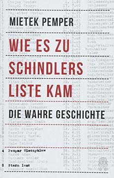 portada Wie es zu Schindlers Liste Kam: Die Wahre Geschichte (en Alemán)