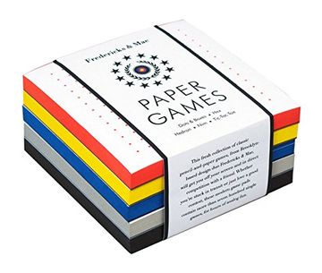 portada Fredericks & Mae Paper Games: Dots & Boxes - Hex - Hedron - Nim - Tic-Tac-Toe