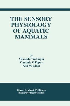 portada the sensory physiology of aquatic mammals (en Inglés)