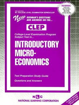portada introductory microeconomics: new rudman's questions and answers on the...clep