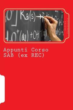 portada Appunti Corso SAB (ex REC): (per la Somministrazione di Alimenti e Bevande) (en Italiano)