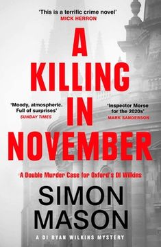 portada A Killing in November: A Razor-Sharp Oxford Mystery (en Inglés)