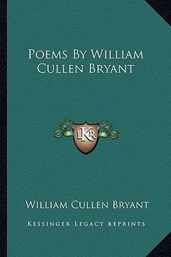 portada poems by william cullen bryant