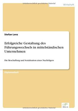 portada Erfolgreiche Gestaltung des Führungswechsels in mittelständischen Unternehmen