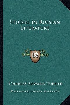 portada studies in russian literature (en Inglés)