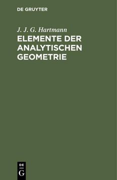 portada Elemente der Analytischen Geometrie (in German)