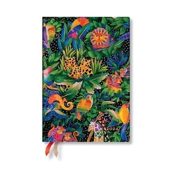 portada Jungle Song (Whimsical Creations) Midi 12-Month Dayplanner 2024