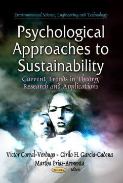 portada Psychological Approaches to Sustainability (Environmental Science, Engineering and Technology)