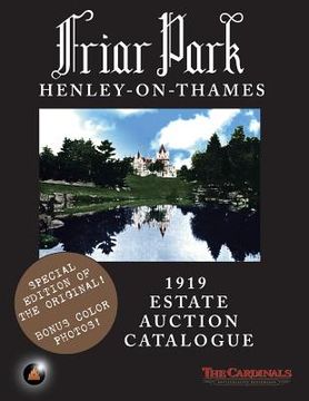 portada Friar Park: 1919 Estate Auction Catalogue