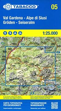 portada Val Gardena- Alpe di Siusi- Gröden - Seiseralm 1: 25 000