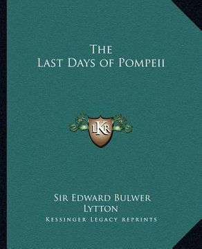 portada the last days of pompeii (en Inglés)
