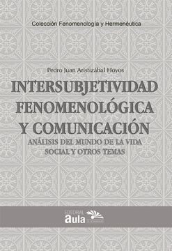 portada Intersubjetividad Fenomenológica y Comunicación (in Spanish)