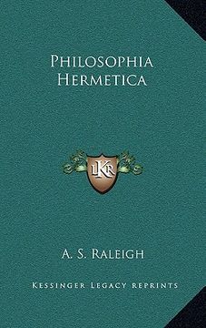 portada philosophia hermetica (en Inglés)