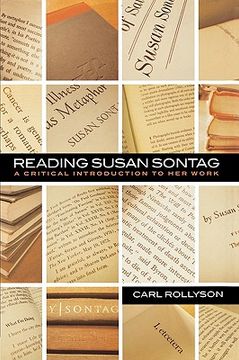 portada reading susan sontag: a critical introduction to her work