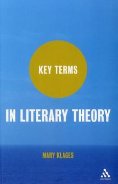 portada Key Terms In Literary Theory (en Inglés)