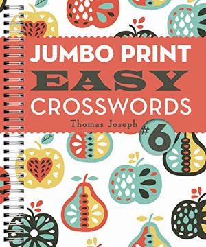 portada Jumbo Print Easy Crosswords #6 (Large Print Crosswords)