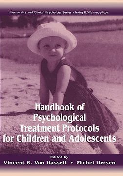portada handbook of psychological treatment protocols for children and adolescents (en Inglés)