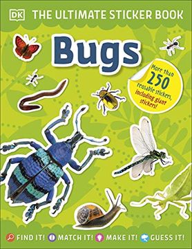 portada Ultimate Sticker Book Bugs (en Inglés)