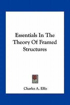 portada essentials in the theory of framed structures