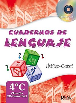 portada Ibañez y Cursa - Cuadernos de Lenguaje Musical 4ºc (Grado Elemental) (in Spanish)